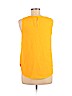 Victoria Beckham for Target 100% Polyester Yellow Sleeveless Blouse Size M - photo 2