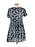 Forever 21 100% Viscose Blue Casual Dress Size L - photo 2