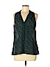 Banana Republic Factory Store 100% Polyester Green Sleeveless Blouse Size M (petite) - photo 1
