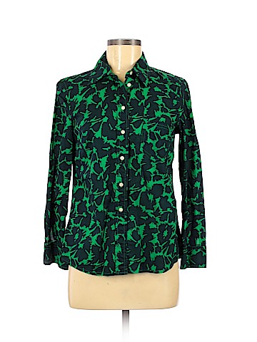 Gap 3/4 Sleeve Button-Down Shirt (view 1)