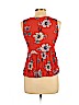 Elodie 100% Rayon Orange Sleeveless Top Size L - photo 2