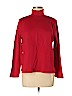 Studio Works 100% Cotton Red Long Sleeve Turtleneck Size M (petite) - photo 1