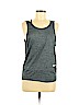Nike 100% Polyester Gray Tank Top Size M - photo 1