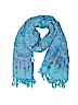 Assorted Brands 100% Rayon Print Blue Scarf One size - photo 1