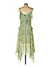 BCBGMAXAZRIA 100% Polyester Green Casual Dress Size XS - photo 2