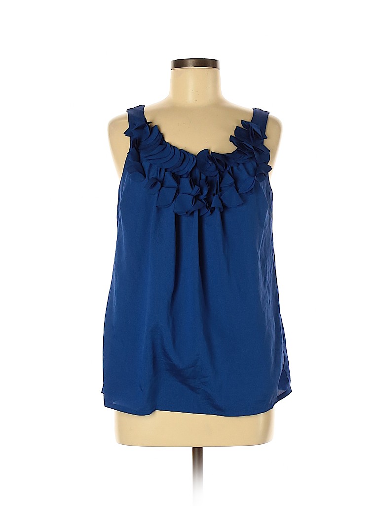 Forever 21 100% Polyester Blue Sleeveless Blouse Size M - photo 1