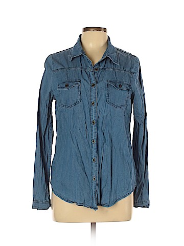 Forever 21 Long Sleeve Button-Down Shirt (view 1)