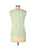 Elodie 100% Polyester Green Sleeveless Blouse Size M - photo 2