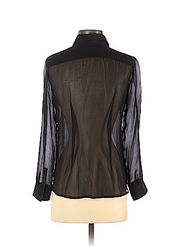 Club Monaco Long Sleeve Silk Top (view 2)