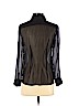 Club Monaco 100% Silk Black Long Sleeve Silk Top Size XS - photo 2