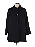 Woman Within Black Wool Coat Size 16 - photo 1