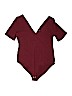 Forever 21 Burgundy Bodysuit Size L - photo 1