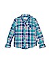 Mudd 100% Cotton Blue Long Sleeve Button-Down Shirt Size 6 - photo 1