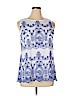 Charter Club 100% Nylon Blue Sleeveless Blouse Size XL - photo 1