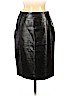 Spiegel 100% Leather Black Leather Skirt Size 4 - photo 1