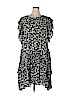 Who What Wear 100% Polyester Black Casual Dress Size 1X - photo 1
