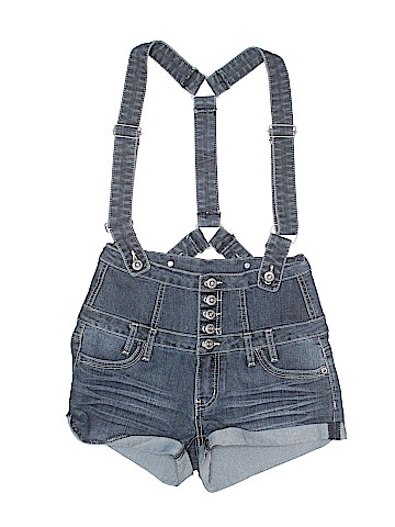 Blue Asphalt Overall Shorts (view 1)
