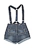 Blue Asphalt Blue Overall Shorts Size S - photo 2