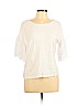 Vince Camuto 100% Cotton White 3/4 Sleeve Top Size M - photo 1