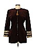 Bill Blass 100% Cotton Brown Jacket Size 6 - photo 1