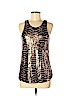 Gryphon New York 100% Viscose Brown Sleeveless Top Size M - photo 1