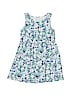 H&M 100% Cotton Floral Green Dress Size 2-4 - photo 1