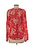 Rebecca Taylor Red Long Sleeve Blouse Size 2 - photo 2