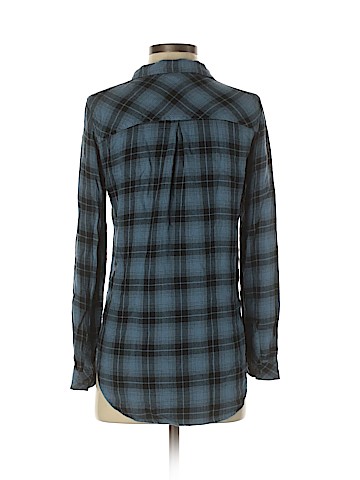 Pink Rose Long Sleeve Button-Down Shirt (view 2)