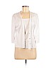 Eileen Fisher 100% Linen White Cardigan Size M - photo 1