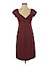 Nanette Lepore Burgundy Casual Dress Size 2 - photo 1