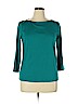 Rafaella 100% Cotton Green 3/4 Sleeve T-Shirt Size XL - photo 1