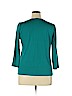Rafaella 100% Cotton Green 3/4 Sleeve T-Shirt Size XL - photo 2