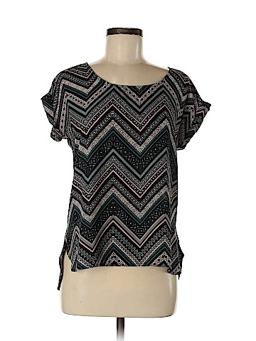 Pink Rose Short Sleeve Blouse (view 1)