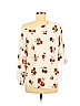 A.L.C. 100% Silk Ivory Short Sleeve Silk Top Size 8 - photo 2