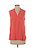 Vince Camuto 100% Polyester Orange Sleeveless Blouse Size XS - photo 1