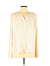 Hale Bob Ivory Long Sleeve Silk Top Size L - photo 1