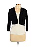 Karl Lagerfeld Paris 100% Cotton Black Cardigan Size L - photo 1