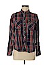 Dizzy Lizzy 100% Cotton Red Long Sleeve Button-Down Shirt Size M - photo 1
