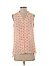 Vince Camuto 100% Polyester Orange Sleeveless Blouse Size S - photo 1