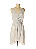 H&M 100% Polyester Tan Casual Dress Size 8 - photo 1