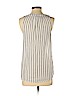 Joie 100% Cotton Ivory Sleeveless Blouse Size S - photo 2