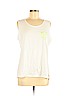 Victoria's Secret Pink 100% Cotton White Tank Top Size M - photo 1