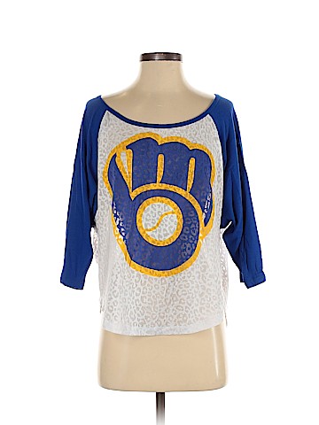 Victoria's Secret Pink 3/4 Sleeve T-Shirt (view 1)