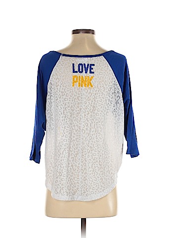 Victoria's Secret Pink 3/4 Sleeve T-Shirt (view 2)