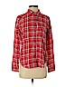 Hollister 100% Cotton Red Long Sleeve Button-Down Shirt Size S - photo 1