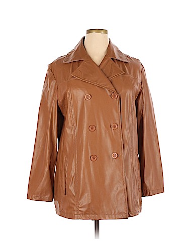 Concepts by Caren Faux Leather Jacket (view 1)