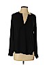 Forever 21 100% Polyester Black Long Sleeve Blouse Size S - photo 1