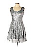 Ya Los Angeles Gray Cocktail Dress Size L - photo 1