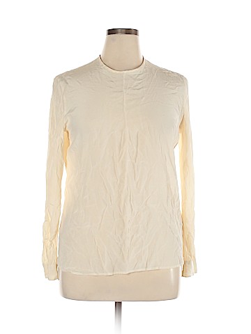 Giorgio Armani Long Sleeve Silk Top (view 1)