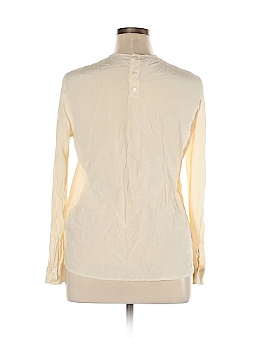 Giorgio Armani Long Sleeve Silk Top (view 2)